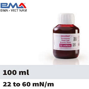 Mực thử đo sức căng bề mặt Arcotest Pink 22-60 dyne, 100ml